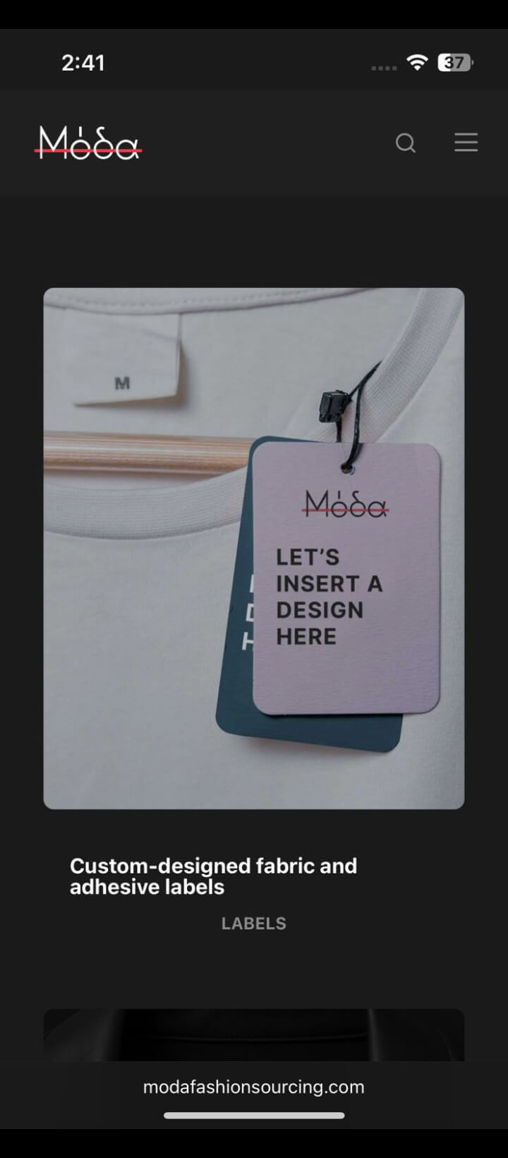 MODA FASHION SOURCING Global Supply Chain and Sourcing